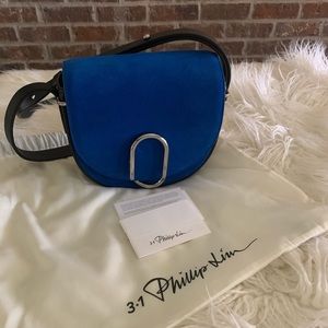 3.1 Phillip Lim “Mini Alix Suede Saddle Bag”